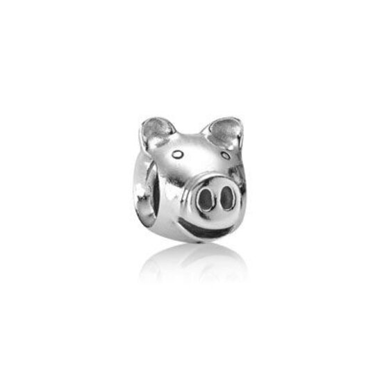 Pandora PRE-OWNED PANDORA 790214 zilveren bedel varken
