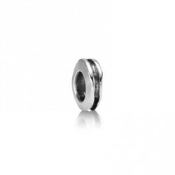 PRE-OWNED PANDORA 790197 zilveren spacer met groef