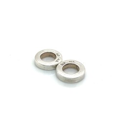 PRE-OWNED PANDORA 790104 zilveren spacer vlakke draad