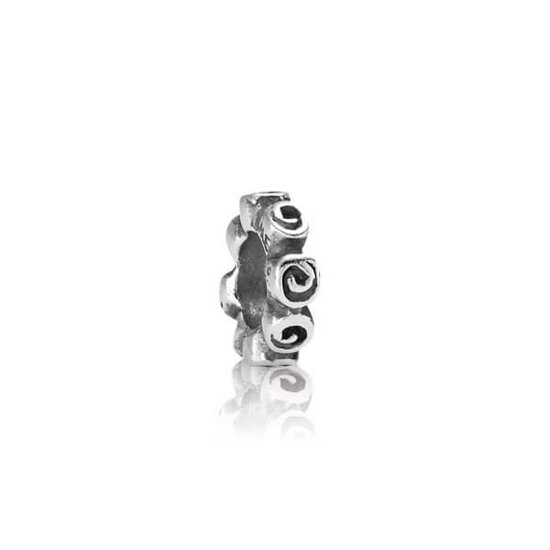 Pandora PRE-OWNED PANDORA 790176 zilveren spacer kleine rozen