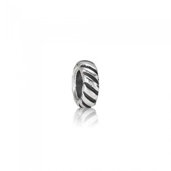PRE-OWNED PANDORA 790156 zilveren spacer Candy Cane