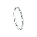 Collectie Milikan Collectie Milikan 14 karaat Witgouden ring met diamant Maat 17 1/4