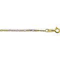 Collectie Milikan Collectie Milikan 14 karaat geelgouden collier figaro 1,6 mm 50cm lang