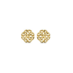 Collectie Milikan 14 karaat geelgouden oorknoppen 7 mm