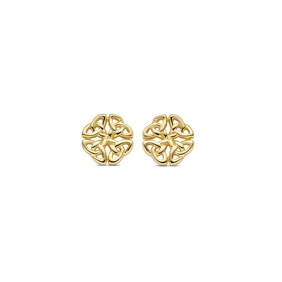Collectie Milikan Collectie Milikan 14 karaat geelgouden oorknoppen 7 mm