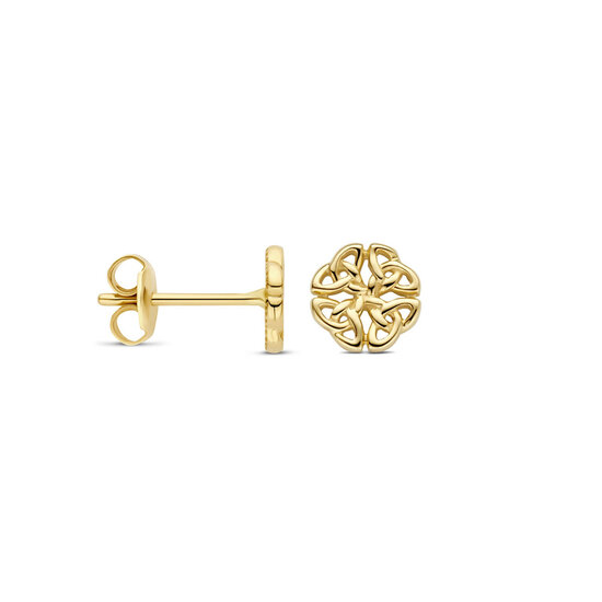 Collectie Milikan Collectie Milikan 14 karaat geelgouden oorknoppen 7 mm