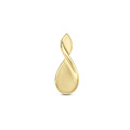 Collectie Milikan Collectie Milikan 14 karaat geelgouden hanger, fantasie, draai, 17.5x7.0mm