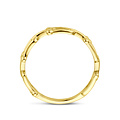 Collectie Milikan Collectie Milikan 14 karaat geelgouden schakel ring maat 16