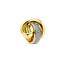Collectie Milikan Collectie Milikan 14 karaat geelgouden hanger knoopvorm 14.5x14mm met diamant