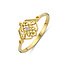 Collectie Milikan Collectie Milikan 14 karaat geelgouden ring fantasie met zirconia maat 16.5