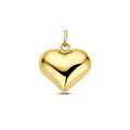 Collectie Milikan Collectie Milikan 14 karaat geelgouden hanger, bol hart 19.5x15.5mm