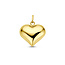 Collectie Milikan Collectie Milikan 14 karaat geelgouden hanger, bol hart 19.5x15.5mm