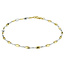Collectie Milikan Collectie Milikan 14 karaat bicolor armband, fijne staafjes L=19 cm