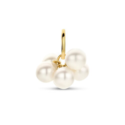 Collectie Milikan 14 karaat gouden hanger met trosje parels 4mm (6stuks)