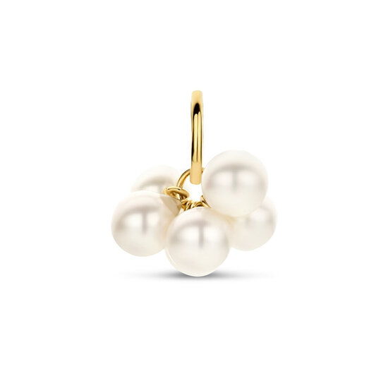 Collectie Milikan Collectie Milikan 14 karaat gouden hanger met trosje parels 4mm (6stuks)
