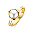 Collectie Milikan Collectie Milikan 14 karaat geelgouden ring met parel 7.5mm maat 17