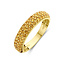 Collectie Milikan Collectie Milikan 14 karaat geelgouden ring met pave gezet citrien maat 17 1/4