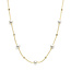 Collectie Milikan Collectie Milikan 14 karaat geelgouden collier met parel/zirconia 42-44 cm lang