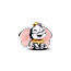 Pandora PANDORA DISNEY 764023C01 Dumbo sterling silver and 14k gold-plated charm with glittery pink and purple enamel