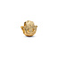 Pandora PANDORA 764042C00 Textured hamsa hand 14k gold-plated mini charm