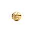 Pandora PANDORA 764045C00 Textured yin and yang 14k gold-plated mini charm