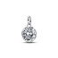 Pandora PANDORA 793975C01 Heart sterling silver medallion with clear cubic zirconia