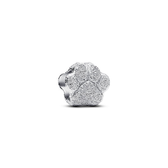 Pandora PANDORA 794043C00 Textured paw sterling silver mini charm