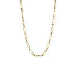 BLUSH 3129YGO 14krt Geelgouden paperclip collier