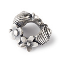 Trollbeads TROLLBEADS TAGBE-10288 Zilveren bedel: Bloesemwandeling