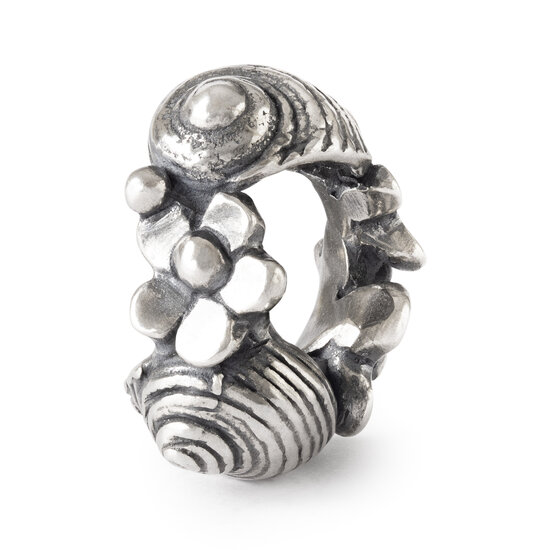 Trollbeads TROLLBEADS TAGBE-10288 Zilveren bedel: Bloesemwandeling