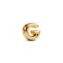 PANDORA SHINE 763953C00 14k gold-plated Letter G