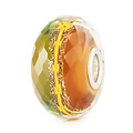 Trollbeads TROLLBEADS TGLBE-30167 Glasbedel: Gouden stroom