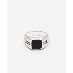 BUDDHA TO BUDDHA 046ON Ring Tangguh Small Silver Onyx