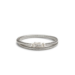 BUDDHA TO BUDDHA 044 Bracelet Ben Mini Double Silver