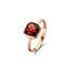 Jarrèl Jewelry JARREL 4Y.7429.GRS 14krt geelgouden ring San Marino Medio met granaat