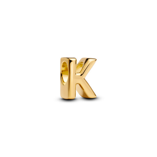 Pandora PANDORA SHINE 763957C00 14k gold-plated Letter K charm