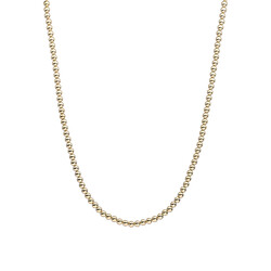 SPARKLING JEWELS NLK-G-4MM-042 Beaded Necklace - 4 mm