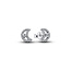 Pandora PANDORA 294257C01 Moon Sterling silver stud earrings with zirconia