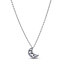 Pandora PANDORA 394259C01 Moon sterling silver pendant necklace with zirconia