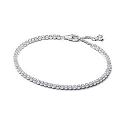 PANDORA 593927C01 Sterling silver tennis bracelet with zirconia