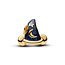 Pandora PANDORA DISNEY Shine 764207C01 Sorcerers hat 14k gold-plated charm with 0.007 ct TW G-I VS lab-grown diamond