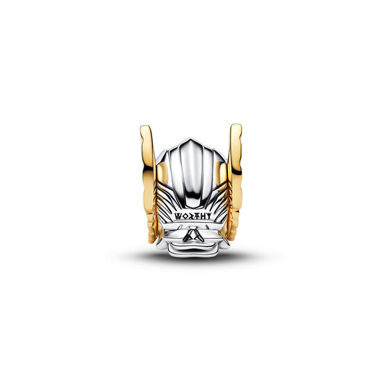 Pandora PANDORA MARVEL 764215C00 Thor helmet sterling silver and 14k gold-plated charm