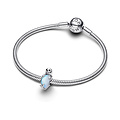 Pandora PANDORA 794146C01 Seal sterling silver charm with black enamel and crystal and moonstone iridescent glass