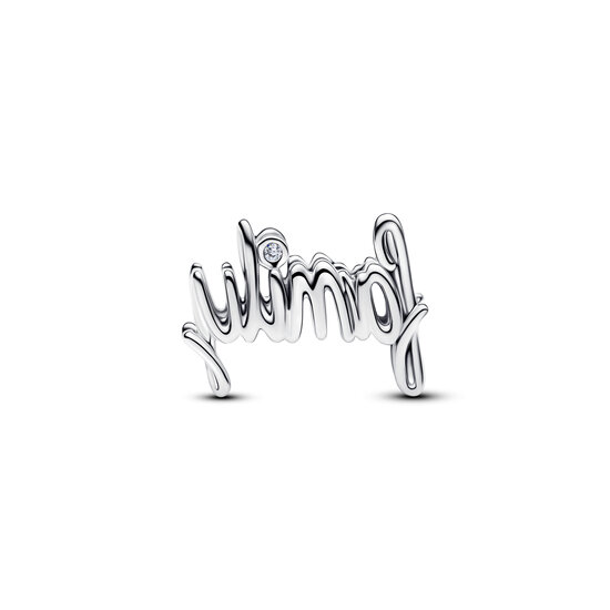 Pandora PANDORA 794250C01 Family sterling silver charm with zirconia