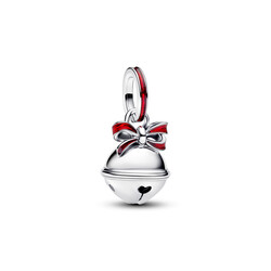 PANDORA 794246C01 Holiday bell sterling silver dangle