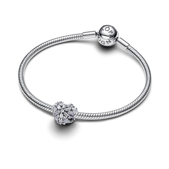 Pandora PANDORA 794240C01 Heart sterling silver charm with zirconia