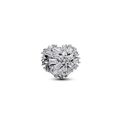 PANDORA 794240C01 Heart sterling silver charm with zirconia