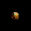 Pandora PANDORA MARVEL 764213C01 Iron Man14k gold-plated charm with glow in the dark and red enamel