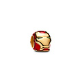 Pandora PANDORA MARVEL 764213C01 Iron Man14k gold-plated charm with glow in the dark and red enamel