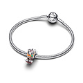Pandora PANDORA DISNEY 794129C01 Frozen Sven sterling silver charm with glittery brown and beige, orange, red, green and black enamel